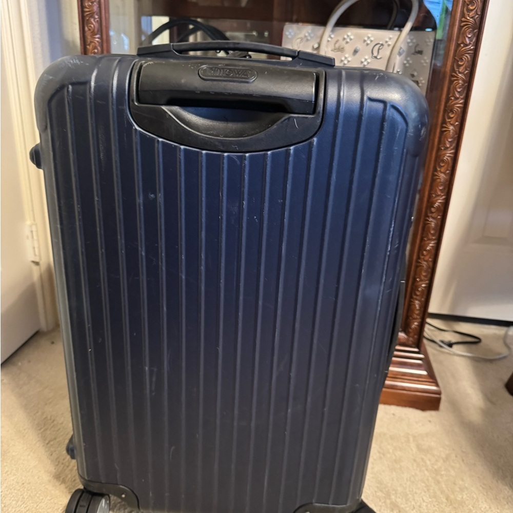 Authentic RIMOWA Navy Blue SALSA Rolling Suitcase - Picture 2 of 12